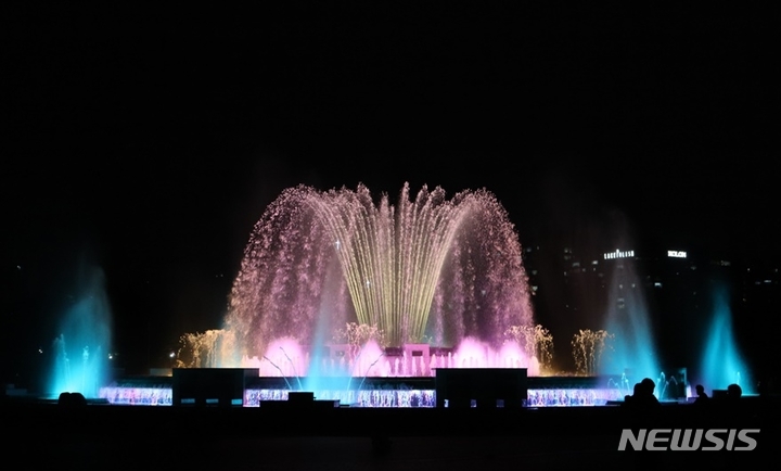 경기 고양시 일산호수공원 노래하는분수대.(사진=고양도시관리공사 제공)