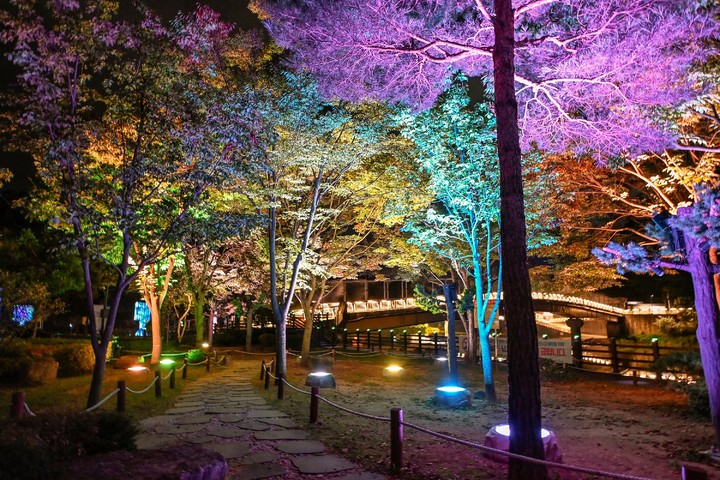 소금산그랜드밸리 야간 경관조명. *재판매 및 DB 금지