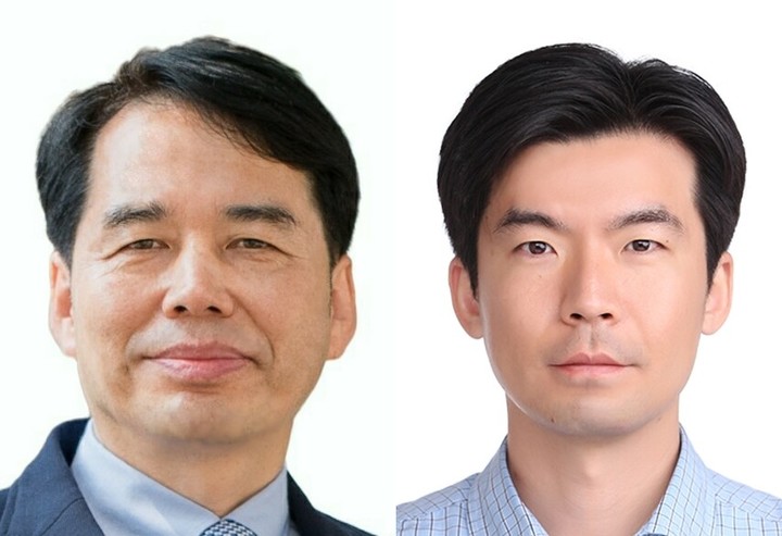 [대구=뉴시스] 왼쪽부터 경북대 화학과 정성화 교수, 최상일 교수. (사진 = 경북대학교 제공) 2023.04.26. photo@newsis.com *재판매 및 DB 금지