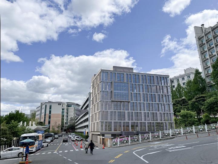 [서울=뉴시스]한양대학교 의과동 건립사업 조감도.