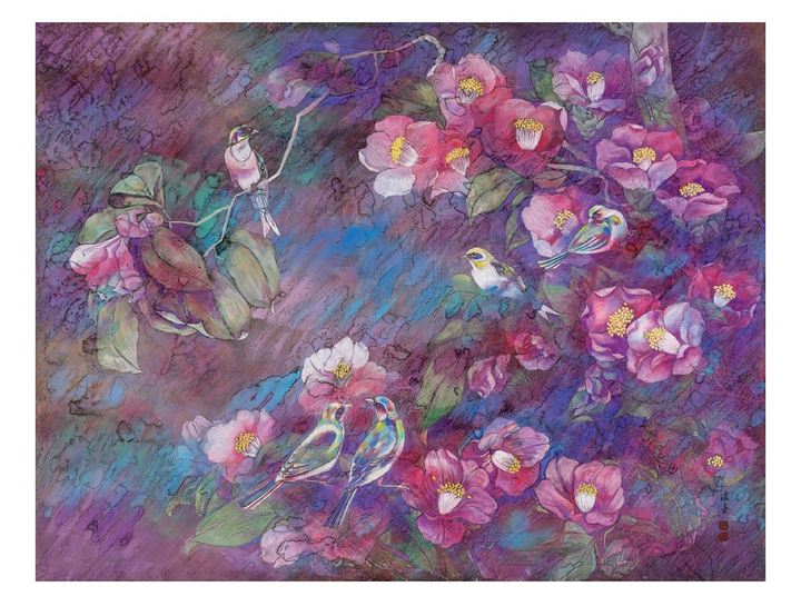 [부산=뉴시스] 동아대 오낭자 석좌교수의 작품. (사진=동아대 제공) *재판매 및 DB 금지