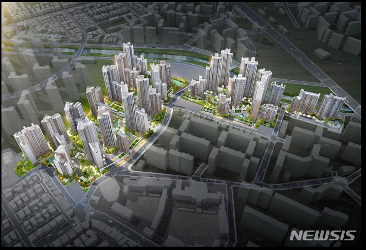 '광명 자이 더샵 포레나' 조감도.