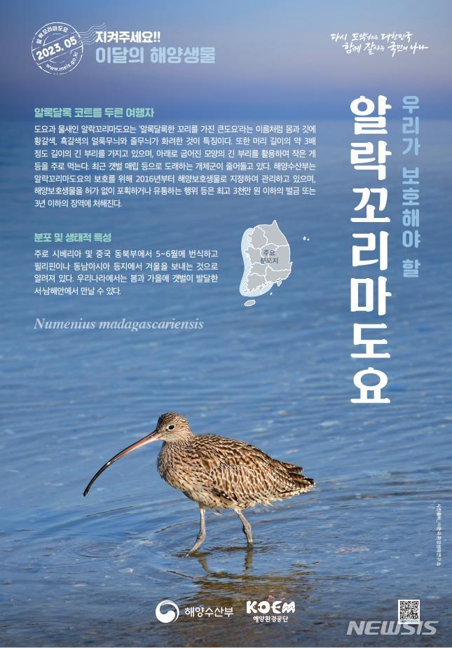 [서울=뉴시스] 5월 해양생물 포스터.