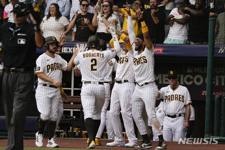 [멕시코시티=AP/뉴시스] 샌디에이고 파드리스