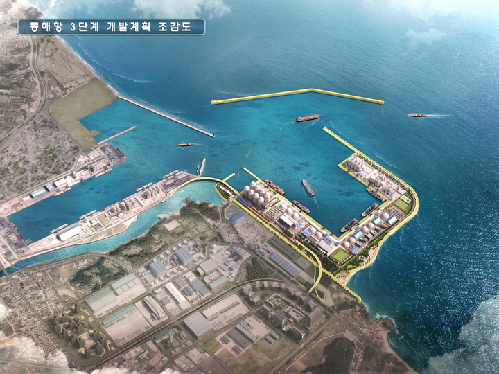 동해항 3단계 개발 조감도. 동해시 제공 *재판매 및 DB 금지