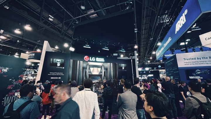 비브스튜디오스가 지난 달 15일부터 19일까지 미국 라스베이거스 컨벤션센터에서 열린 세계 최대 규모의 국제 방송장비 전시회 '2023 NAB Show'에서 참가했다. (사진=비브스튜디오스 제공) *재판매 및 DB 금지