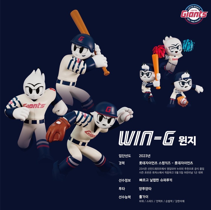 [부산=뉴시스] 롯데 자이언츠는 새로운 마스코트 '윈지'(WIN-G)를 오는 5일 클래식 시리즈 첫 경기에서 공개한다고 3일 밝혔다. (사진=롯데 제공)&nbsp;&nbsp;&nbsp;&nbsp;&nbsp;&nbsp;&nbsp;&nbsp;&nbsp;&nbsp;&nbsp;&nbsp;&nbsp;&nbsp;&nbsp;&nbsp;&nbsp;&nbsp;&nbsp;&nbsp;&nbsp;&nbsp;&nbsp;&nbsp;&nbsp;&nbsp;&nbsp;&nbsp;&nbsp;&nbsp;&nbsp;&nbsp;&nbsp;&nbsp;&nbsp;&nbsp;&nbsp;&nbsp;&nbsp;&nbsp;&nbsp;&nbsp; *재판매 및 DB 금지