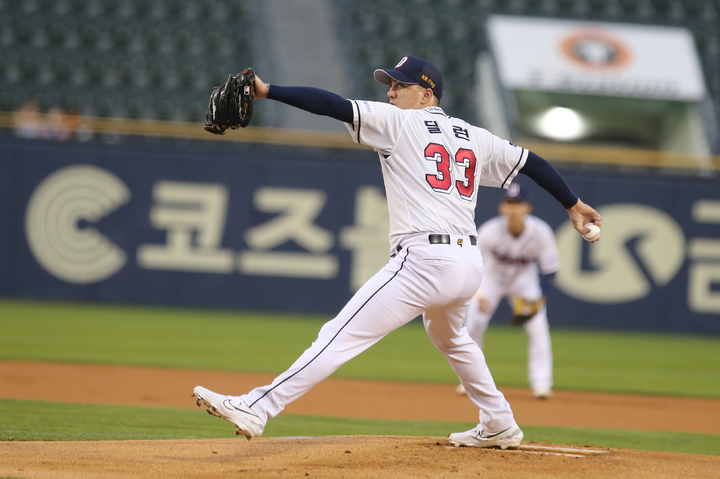 [서울=뉴시스] 두산 베어스 딜런 파일(사진=두산 베어스 제공) *재판매 및 DB 금지