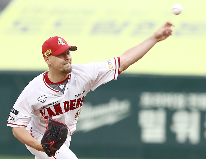 [서울=뉴시스] 프로야구 SSG 랜더스의 커크 맥카티. (사진 = SSG 랜더스 제공) *재판매 및 DB 금지