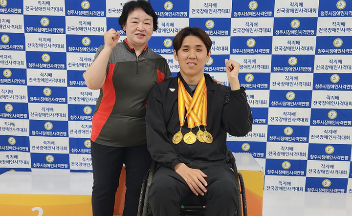 [광주=뉴시스] 광주시청 장애인사격팀 박승우. (사진=광주장애인체육회 제공). photo@newsis.com *재판매 및 DB 금지