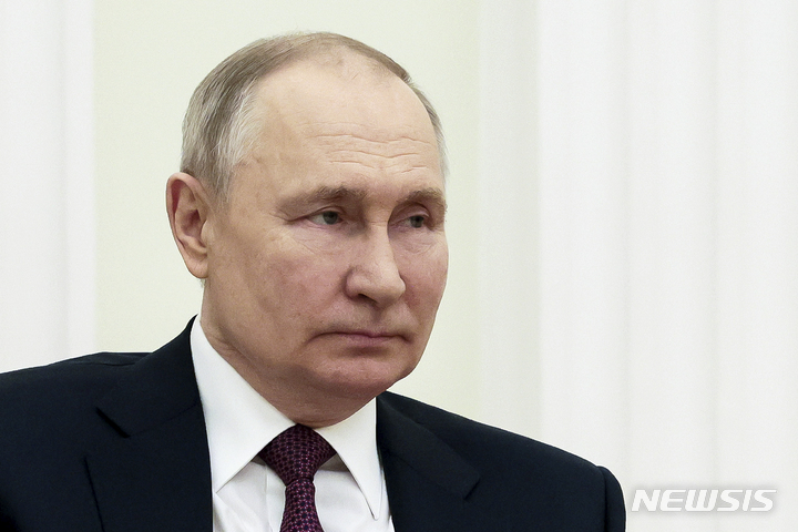 [모스크바=AP/뉴시스] 블라디미르 푸틴 러시아 대통령.