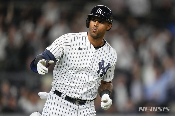 [뉴욕=AP/뉴시스] 애런 힉스. 2023.05.09