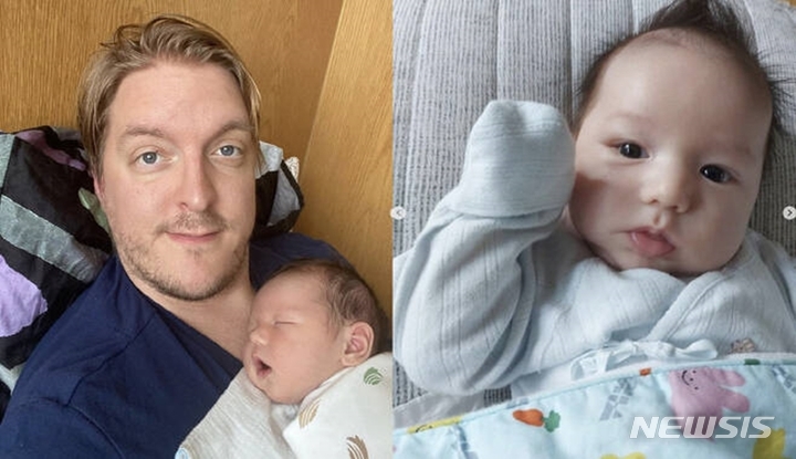 [서울=뉴시스] 핀란드 출신 방송인 빌푸가 아빠가 된 소식을 뒤늦게 알렸다. (사진=빌푸 인스타그램 캡처) 2023.05.10. photo@newsis.com *재판매 및 DB 금지