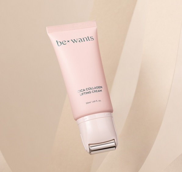 [서울=뉴시스] 괄사 롤러 장착한 HK이노엔의 ‘비원츠 시카콜라겐 리프팅크림’ (사진=HK이노엔 제공) *재판매 및 DB 금지