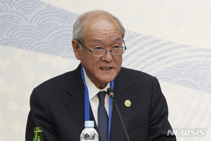 [니가타=AP/뉴시스]스즈키 슌이치 일본 재무상 자료사진. 202306.02.