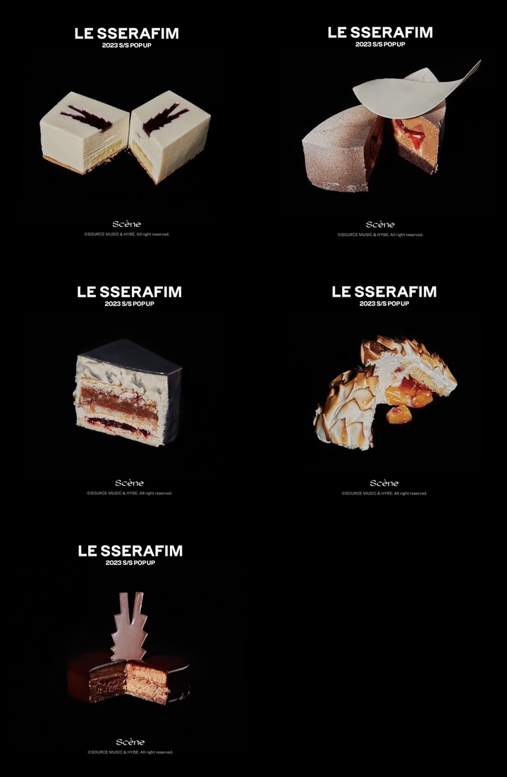 [서울=뉴시스] 왼쪽 위부터 시계 방향으로 블루베리채즈, 피어낫꾸라, 스완 알레스카, 초코가 이~~만채, 마카롱인지몰랐지롱?. 2023.05.11. (사진 = 쎈느 제공) photo@newsis.com *재판매 및 DB 금지