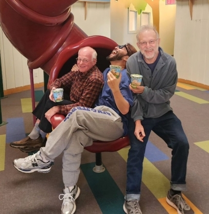 노홍철, 벤앤제리스 창업주 만났다…"형님들 에너지 좋아"