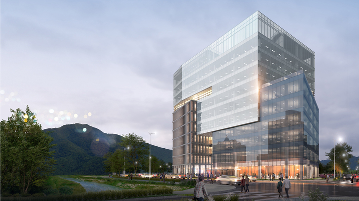 [서울=뉴시스] JW그룹 과천 신사옥 조감도 (사진=JW그룹 제공) *재판매 및 DB 금지