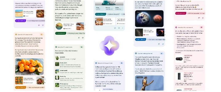 구글이 생성형 인공지능을 접목해 발표한 새로운 검색엔진의 활용 예시 (사진=구글코리아 제공) *재판매 및 DB 금지