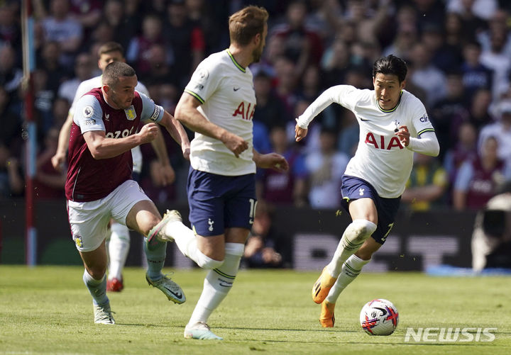 [버밍엄=AP/뉴시스]토트넘 손흥민 질주. 2023.05.13.