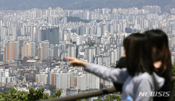 서울시내 아파트 단지 모습. 뉴시스 자료사진.