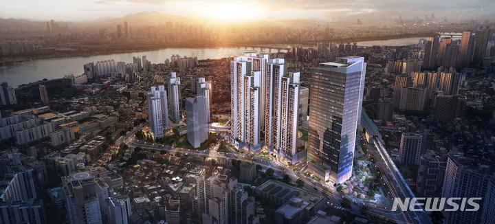 [서울=뉴시스] 구의역 롯데캐슬 이스트폴 조감도