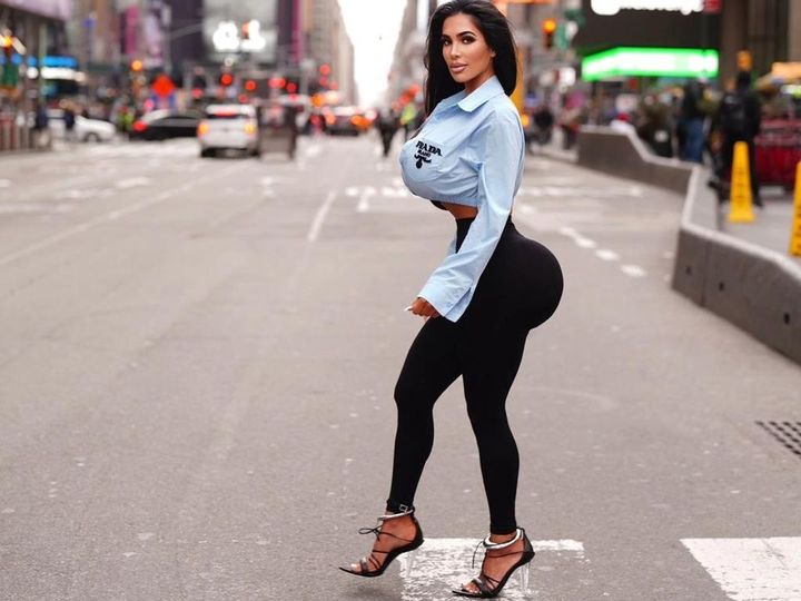 [서울=뉴시스] 킴 카사디안의 엉덩이를 닮고 싶었던 미국의 여성 모델 크리스티나 애쉬텐 구르카니(34·사진)가 엉덩이에 실리콘을 주입하는 불법 시술을 받은 뒤 돌연 사망했다고 지난 12일(현지시간) 미국 폭스뉴스 등이 보도했다. (사진=인스타그램 갈무리)2023.05.15. *재판매 및 DB 금지