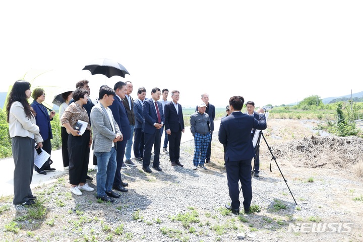 주낙영 경주시장, 북경주 파크골프장 현장 점검