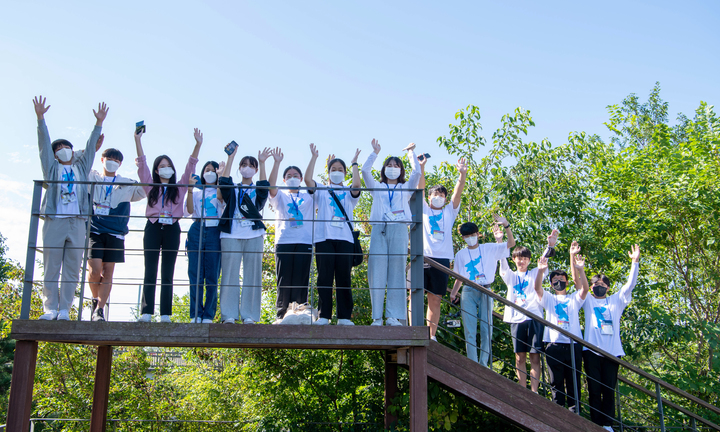 [목포=뉴시스] 전남도교육청 학생교육원 '2023년 전남민주시민토론학교 국내캠프' 여정 시작. (사진=전남도교육청 제공). photo@newsis.com *재판매 및 DB 금지