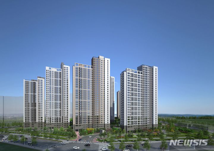 [서울=뉴시스] 대우건설 컨소시엄이 짓는 인덕원 퍼스비엘. (이미지=대우건설 제공) 
