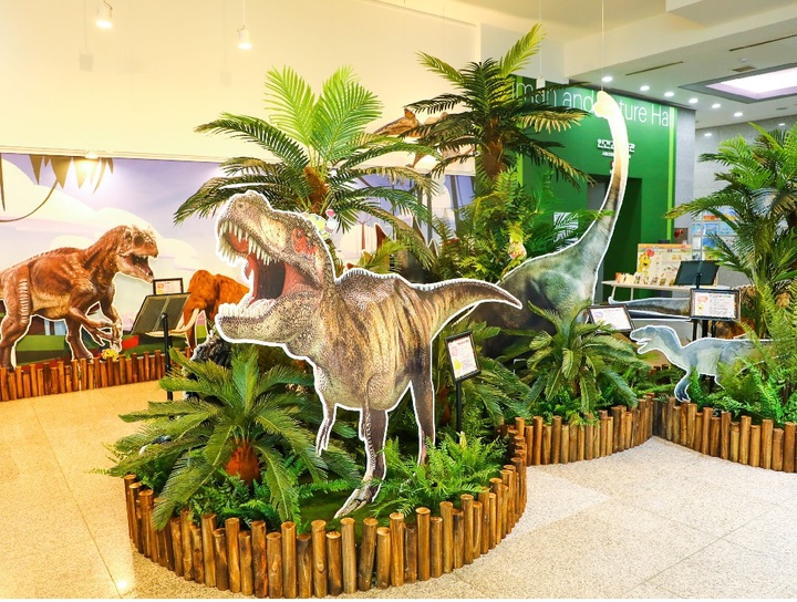 하림 '용가리 AR 다이노 뮤지엄' 특별전 현장.(사진=하림 제공)