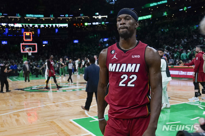 [보스턴=AP/뉴시스]마이애미 히트의 지미 버틀러 