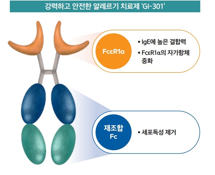 [서울=뉴시스] 지아이이노베이션 'GI-301'의 작용기전 (사진=지아이이노베이션 제공) *재판매 및 DB 금지