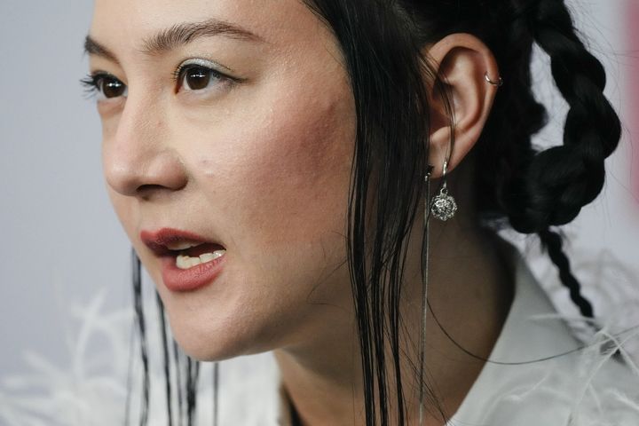 [뉴욕=AP/뉴시스] 2023년 5월18일 미국 뉴욕에서 열린 '2023 펜 아메리카 리터러리 갈라'에 참석한 미셸 자우너.