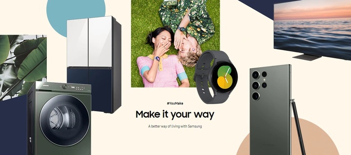 [서울=뉴시스] 삼성전자가 e스토어에서 전 세계 34개국을 통해 #유메이크(YouMake) 연계 행사를 진행한다. (사진=삼성전자) 2023.05.22. photo@newsis.com&nbsp; *재판매 및 DB 금지
