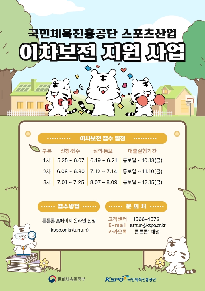 스포츠산업 이차보전 지원 사업 포스터. (국민체육진흥공단 제공) *재판매 및 DB 금지