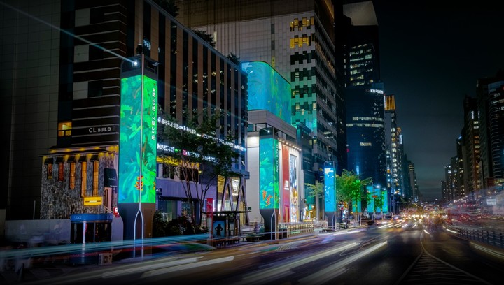 [서울=뉴시스]강남 미디어폴 전경.(사진=강남구 제공) *재판매 및 DB 금지