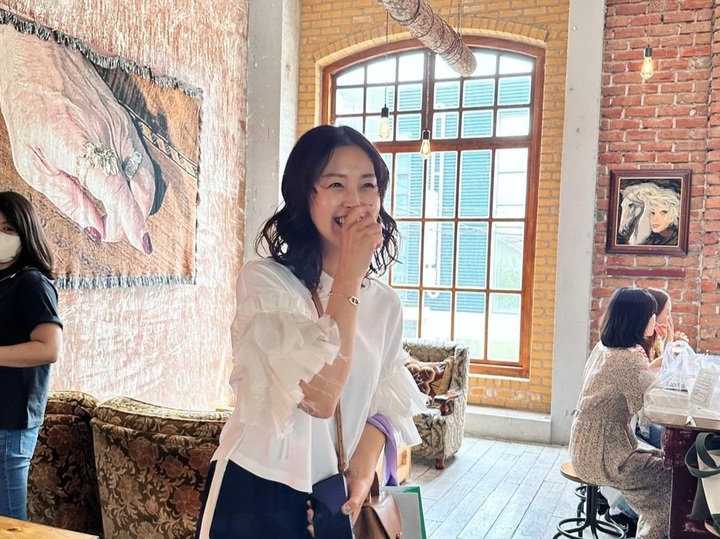 [서울=뉴시스] 배우 전혜빈이 일본인 배우 유민의 근황을 전했다. (사진=전혜빈 인스타그램 캡처) 2023.05.26. photo@newsis.com *재판매 및 DB 금지