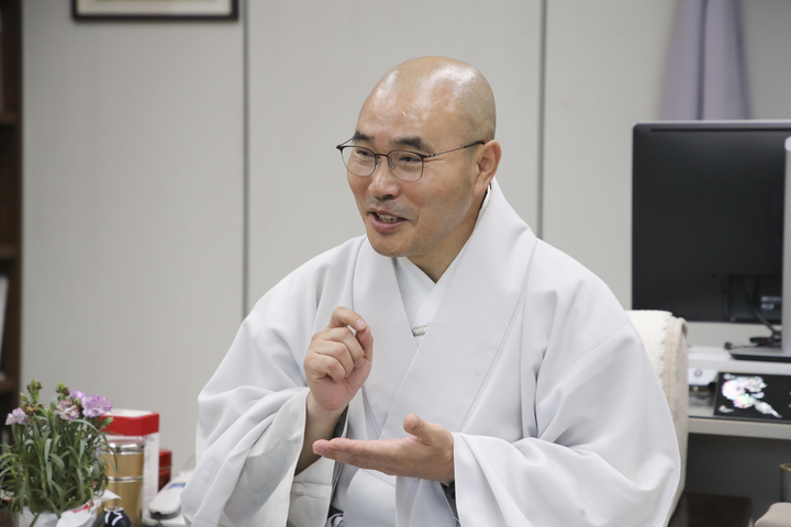 [서울=뉴시스] 대한불교조계종 문화부장 탄원 스님 (사진=대한불교조계종 제공) 2023.05.26. photo@newsis.com *재판매 및 DB 금지
