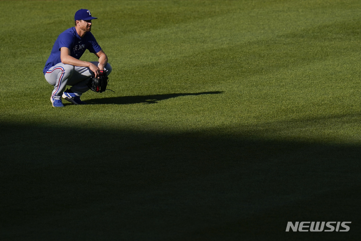 [볼티모어=AP/뉴시스]텍사스 레인저스 제이콥 디그롬. 2023.05.27.