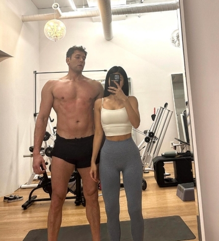 줄리엔강♥제이제이, 헬스 데이트…탄탄한 몸매 과시 