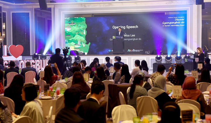 [안동=뉴시스] 지난 27일 말레이시아 쿠알라룸푸르에서 열린 경북도와 말레이시아여행사협와의 업무 협약식. (사진=경북도 제공) 2023.05.28 *재판매 및 DB 금지