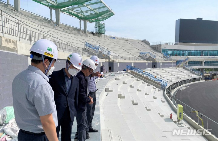 [목포=뉴시스] 전남도, 전국체전 시설물 안전점검 활동. (사진=전남도 제공) 2023.05.28. photo@newsis.com