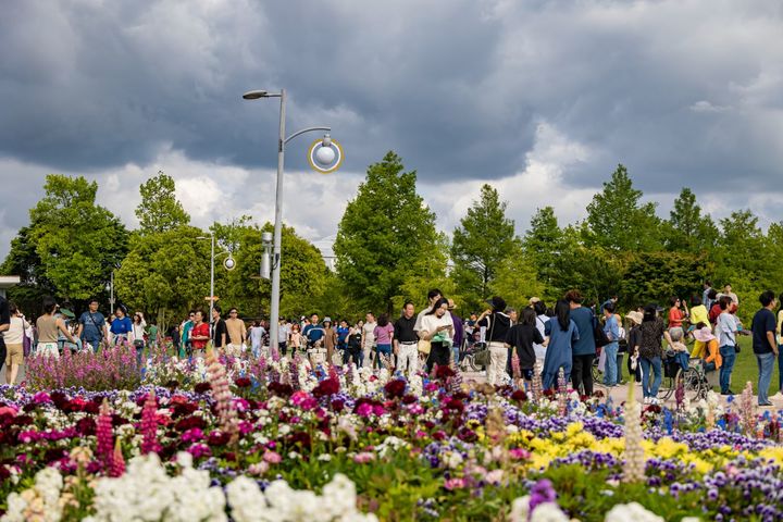 국가정원 동원에 입장한 관람객들. *재판매 및 DB 금지