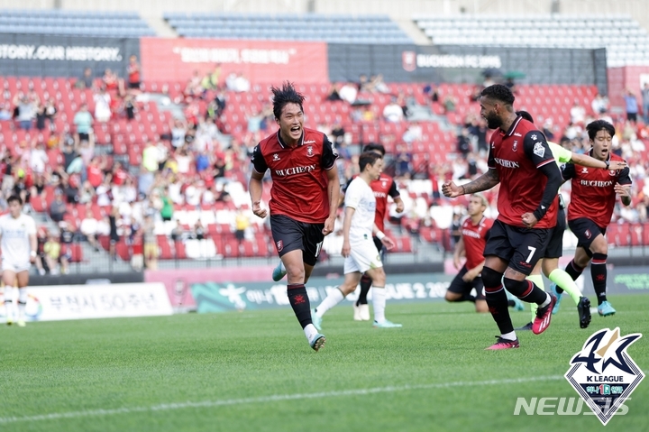 [서울=뉴시스]프로축구 K리그2 부천 안재준 (사진 = 프로축구연맹 제공)