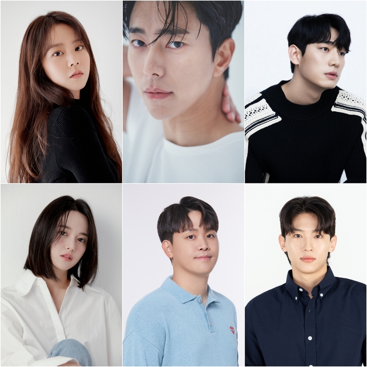 왼쪽 위부터 시계방향 한승연, 윤현민, 윤박, 덱스, 오킹, 남보라.