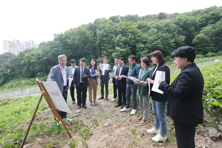 양산시의회, 공유재산관리계획안 심의 사전 현장점검