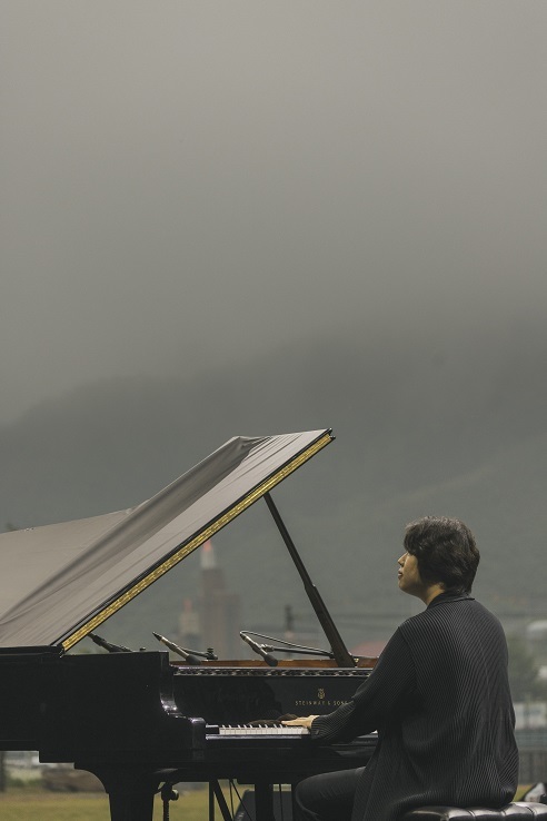 '계촌 클래식 축제' 무대 오른 피아니스트 박재홍. (사진=한국예술종합학교 제공) photo@newsis.com *재판매 및 DB 금지