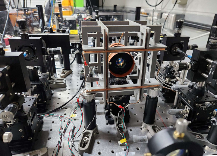 [부산=뉴시스] 부산대 양자센서연구센터 장비. (사진=부산대 제공) *재판매 및 DB 금지