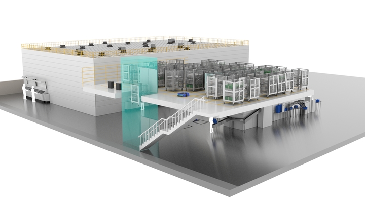 양산부산대학교병원 스마트 물류센터 조감도(사진=CJ올리브네트웍스 제공) *재판매 및 DB 금지